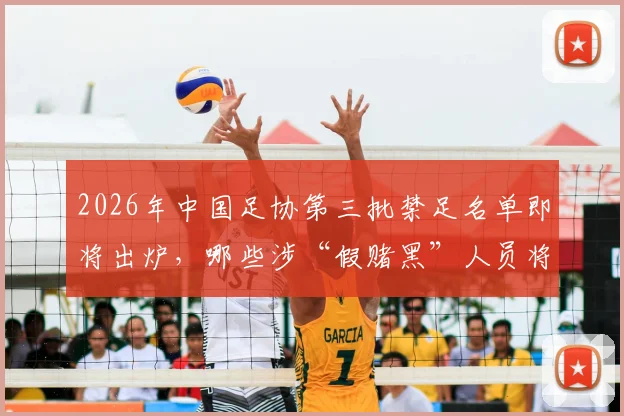 2026年中国足协第三批禁足名单即将出炉，哪些涉“假赌黑”人员将上榜？媒体提前解析